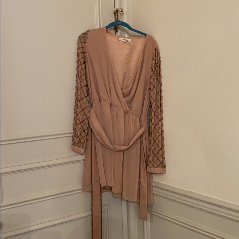 Blush Sequin Dress